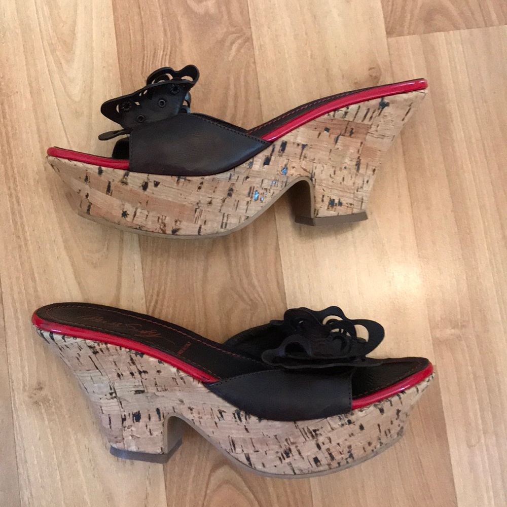 Miss Sixty Derby butterfly geisha cork sandals